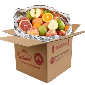 Fruit Gift Pack, (20lbs) Orchard Fresh Oranges, Pears, Apples, and Grapefruit (32 pieces) loaded with Immunity Boosting Vitamin C from Capital City Fruit, Farm Produce Direct