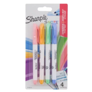 SHARPIE PERMANENT MARKERS PASTEL 4PK
