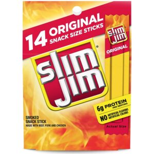 Snack Sized Original Smoked Snack Stick, Easy, On-the-Go School, Work and Travel Snacks, 0.28 OZ Meat Snacks